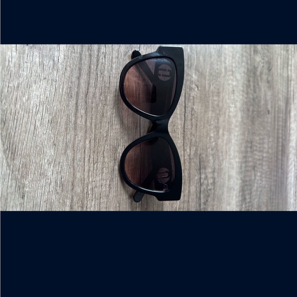 Black Sunglasses with Gold Accent